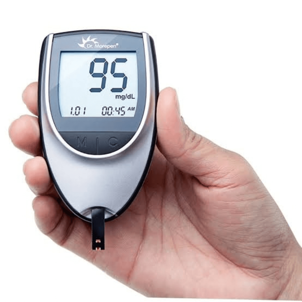 Dr. Morepen BG-03 Gluco One Glucometer Combo, 50 Strips (Multicolor)